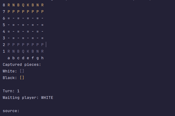 Imagem de destaque do projeto Xadrez no terminal